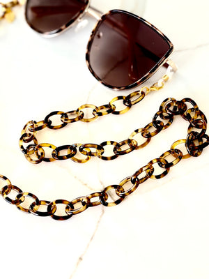 Bondi Glasses Chain Tortoiseshell