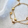 Multi Strand Heart Bracelet