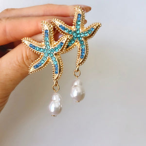 Luxe Starfish Earrings