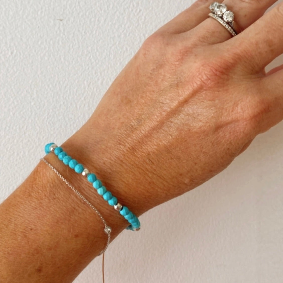 Riviera Bracelet - Turquoise Silver