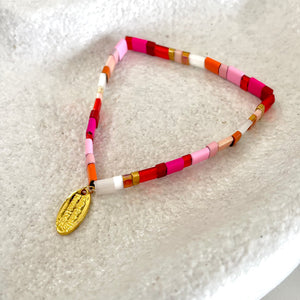 Ibiza Bracelet - Valentino Pinks