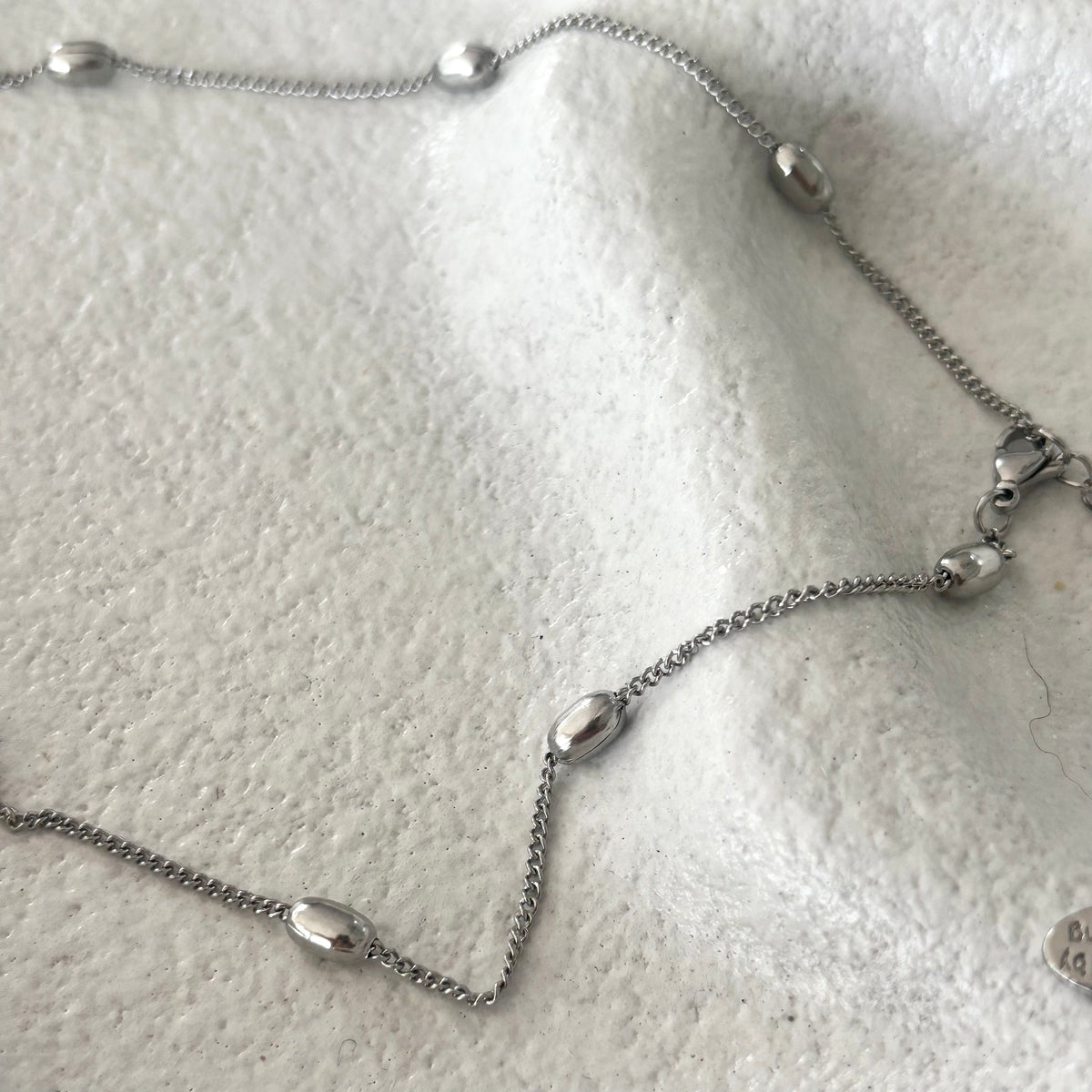Tear Drop necklace - Silver