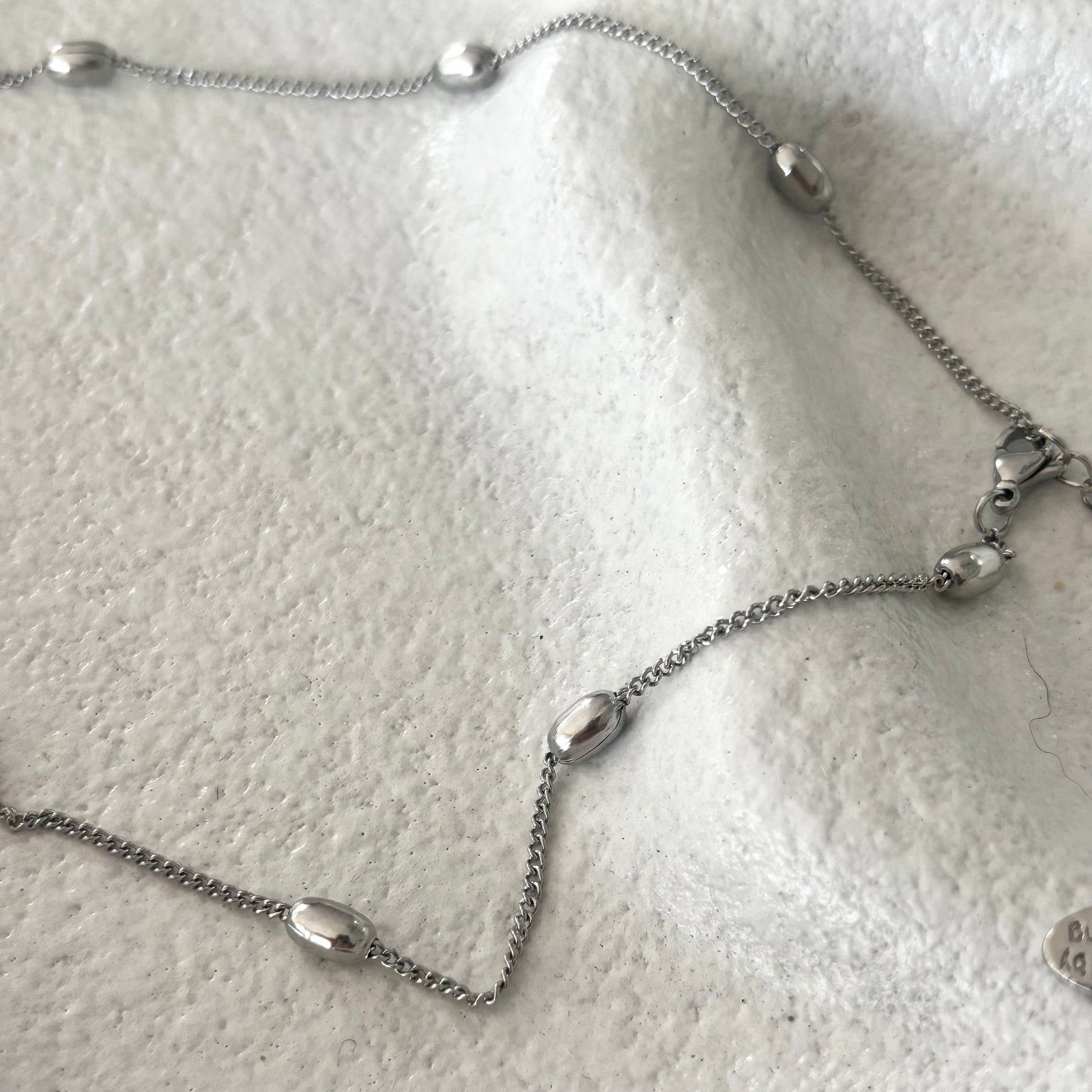 Tear Drop necklace - Silver