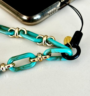 Mila Phone Charm - Turquoise