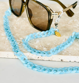 Capri Chain Turquoise - Sunglass Chain