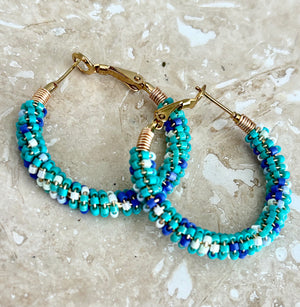 Bondi Hoops Mixed Turquoise