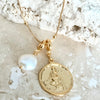 Zodiac with Freshwater Pearl - Aquarius Jan 21 - Feb 19