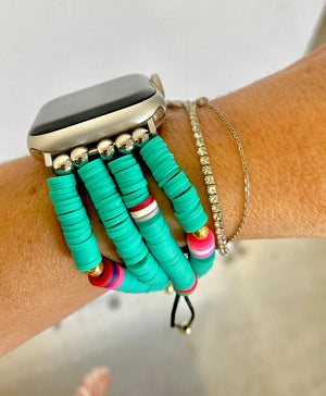 Mykonos Apple Watch Bank - Turquoise