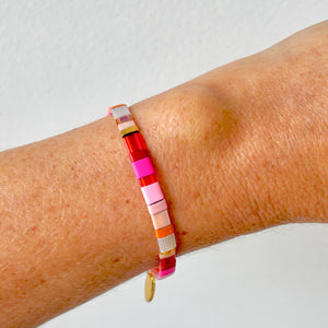 Ibiza Bracelet - Valentino Pinks