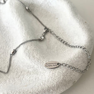 Tear Drop necklace - Silver