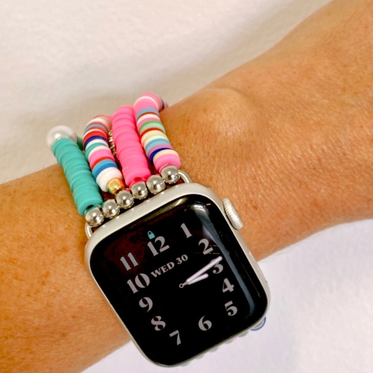 Tutti Fruity Smart Watch Band - Turquoise & Candy