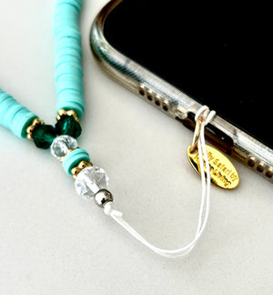 LOVE Phone Charm - Mint