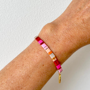 Ibiza Bracelet - Valentino Pinks