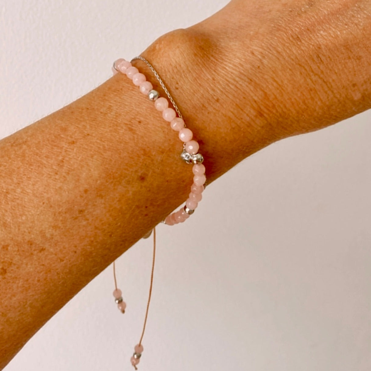 Riviera Bracelet - Sorbet and Silver