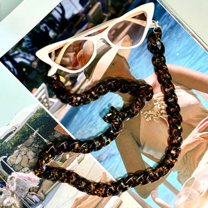 Glasses Chain - Classic Tortoise Shell