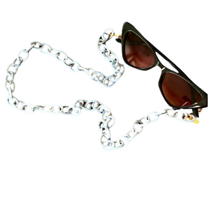 Bondi Glasses Chain Marble