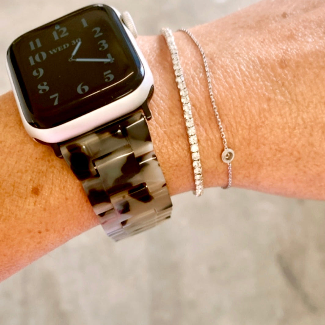 Manhattan Apple Watch Band - Grey Tortishell