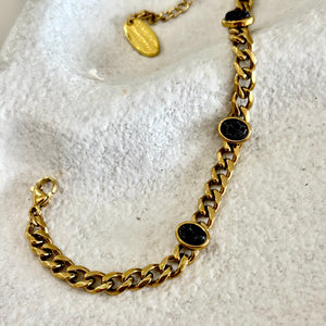 Vale Gold Bracelet Midnight