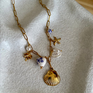 Sicilian charm necklace Gold