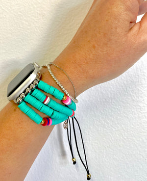 Mykonos Apple Watch Bank - Turquoise