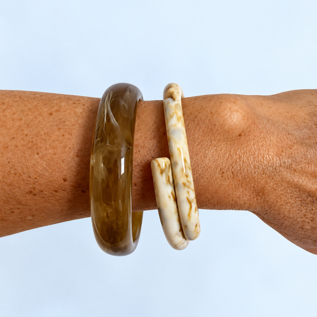 Latte Bangle Set
