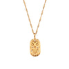 Zodiac Necklace Ancient Symbol - Aries