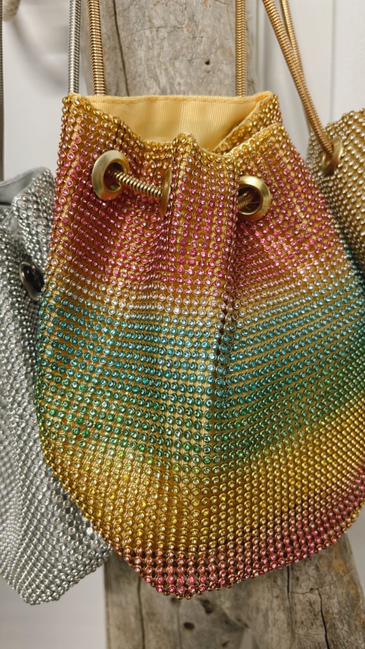 Mesh Cross Body, rainbow