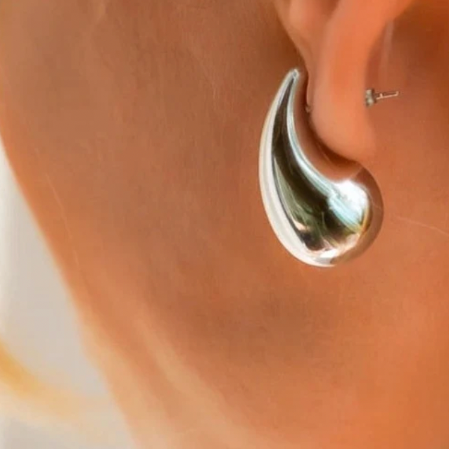 Tear Drop Silver