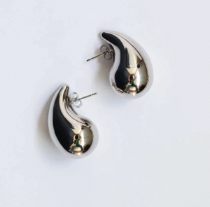 Tear Drop Silver