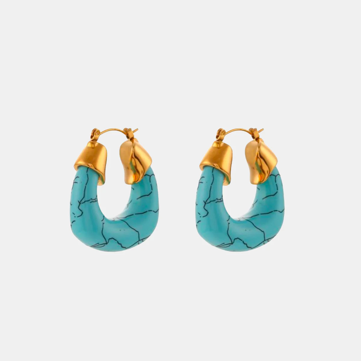 Bohemian Turquoise Drop Earrings