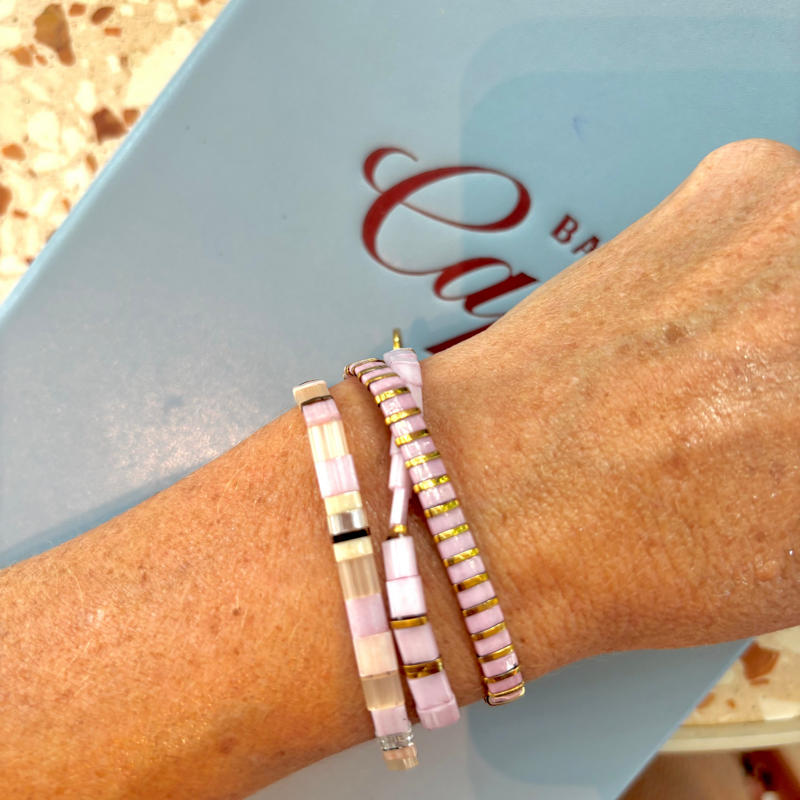 Ibiza Bracelet Cluster - Luxe Sorbet