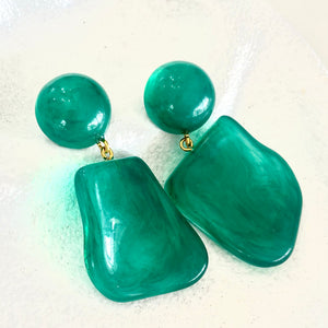 Statement Resin Earring Apple