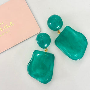 Statement Resin Earring Apple