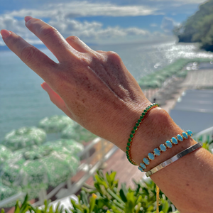 Mila Tennis Bracelet Turquoise