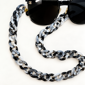 Grey Tortoise Shell - Sunglass chain