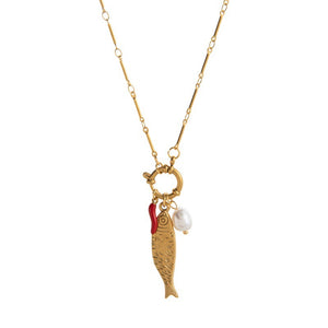 Sicilian necklace 18k Gold plated