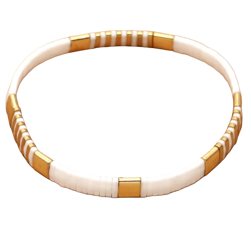 Ibiza Bracelet Block White
