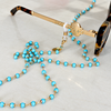 Turquoise Crystals Sunglass Chain