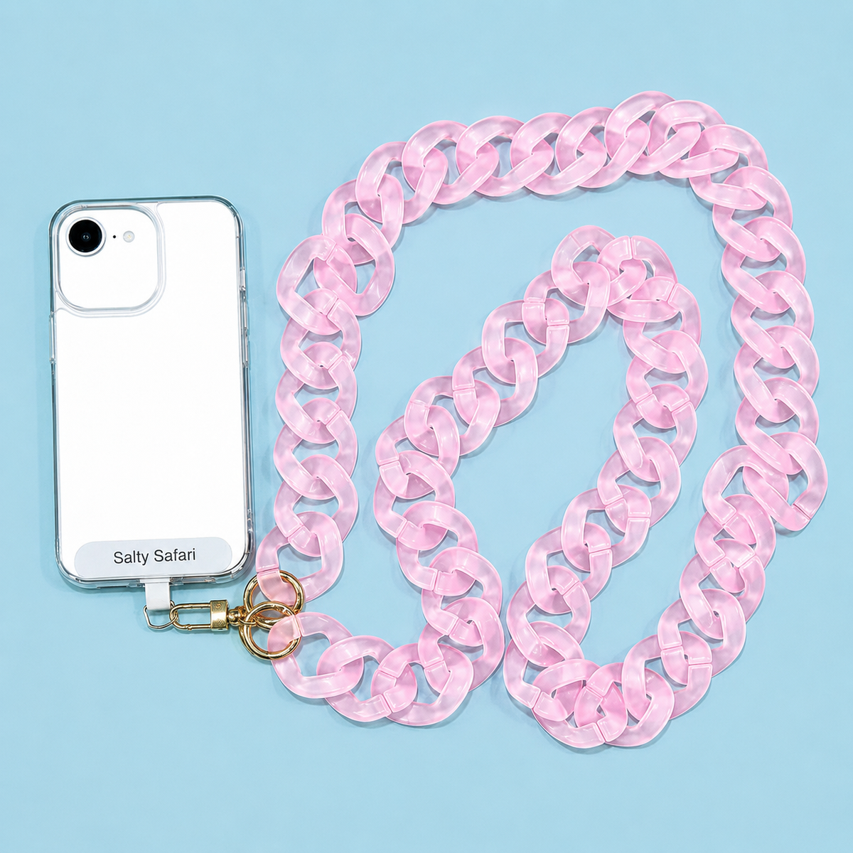 Capri cross body phone strap - Sorbet