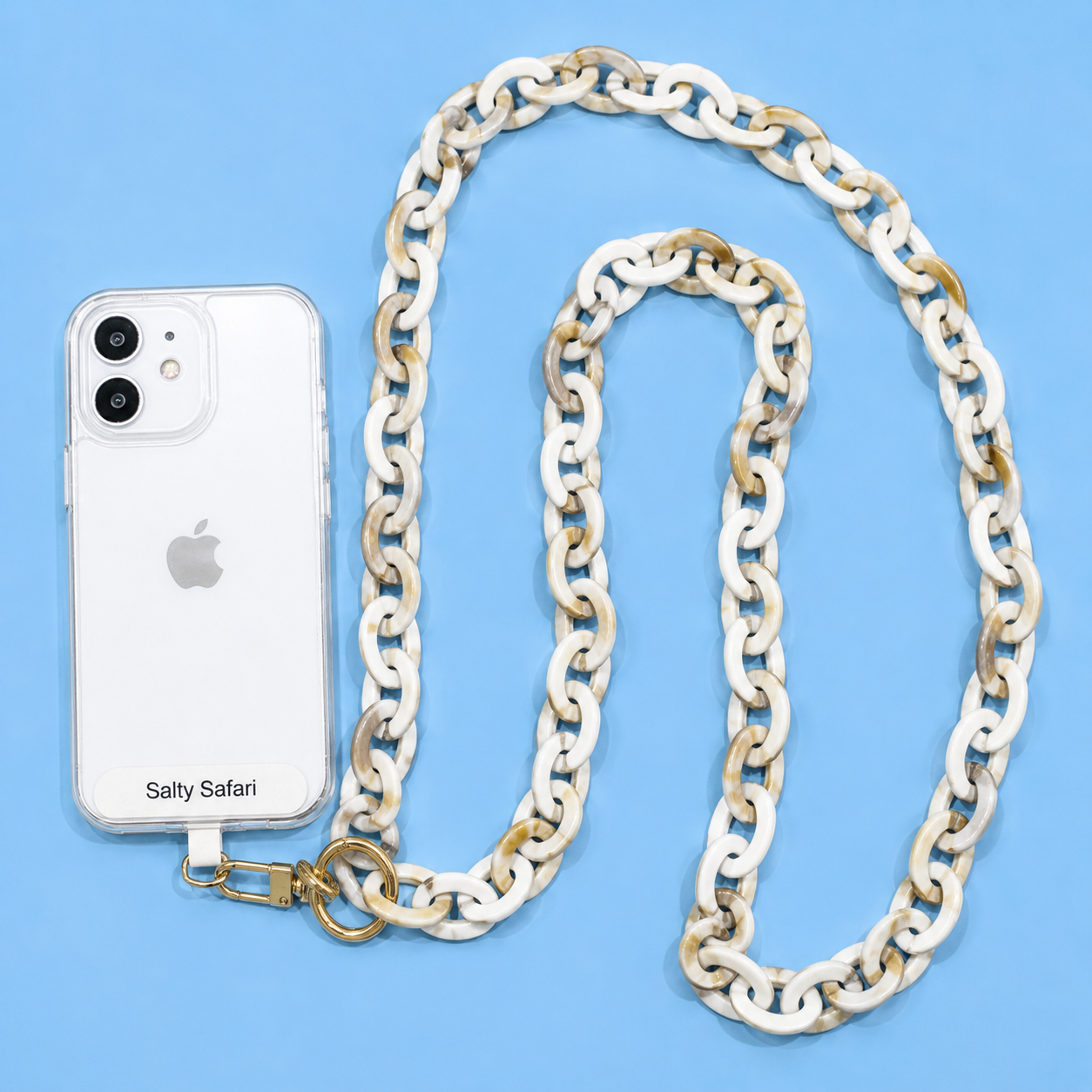 Cross body phone strap - Sand
