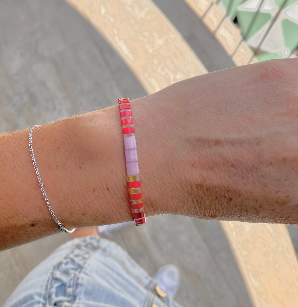 Ibiza Bracelet - Coral & Sorbet Mix