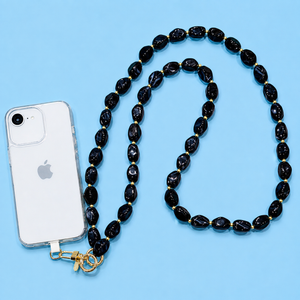 Portofino Cross Body Phone Strap - Charcoal