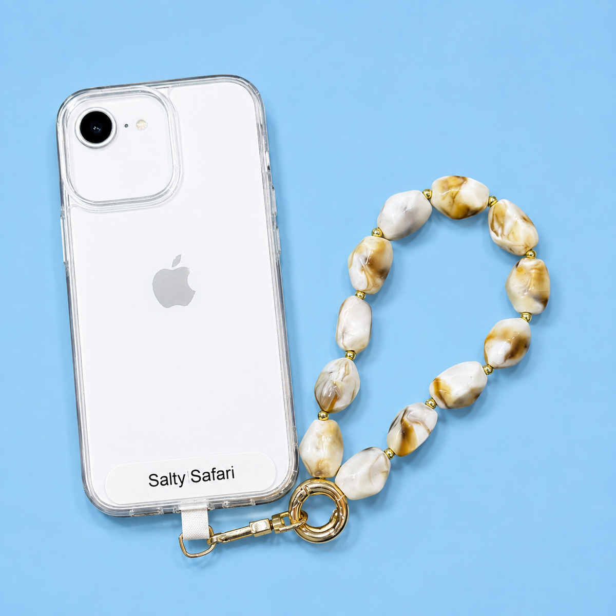 Portofino Key Ring / Phone Charm - Sand