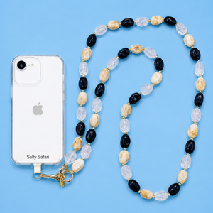 Portofino Cross body phone strap - Mixed Latte