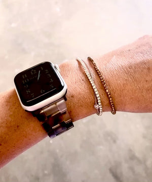 Manhattan Apple Watch Band - Touch of Rosè Tortishell