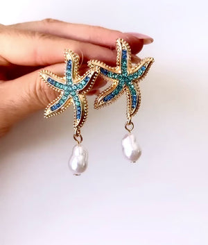 Luxe Starfish Earrings