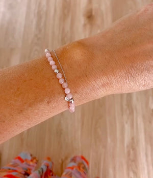 Riviera Bracelet - Sorbet and Silver