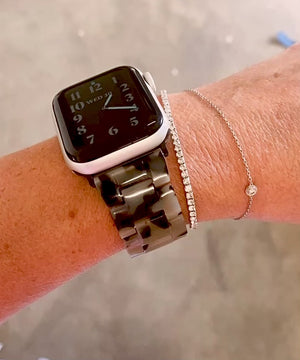 Manhattan Apple Watch Band - Grey Tortishell