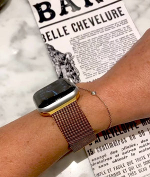 Magnetic Apple Watch Band - Gold