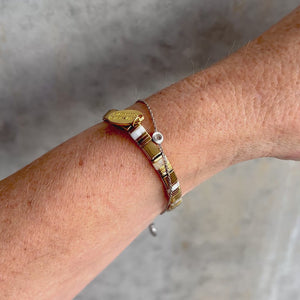 Ibiza Bracelet - Cleopatra Gold & Latte Stone